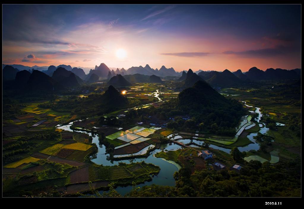 Yangshuo Leisure Tea Lodge Exteriör bild