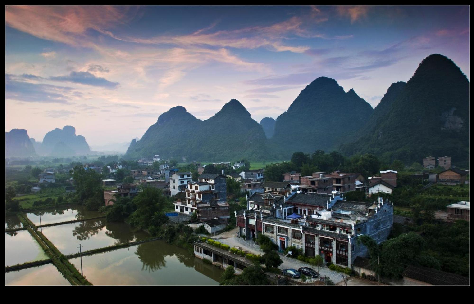 Yangshuo Leisure Tea Lodge Exteriör bild