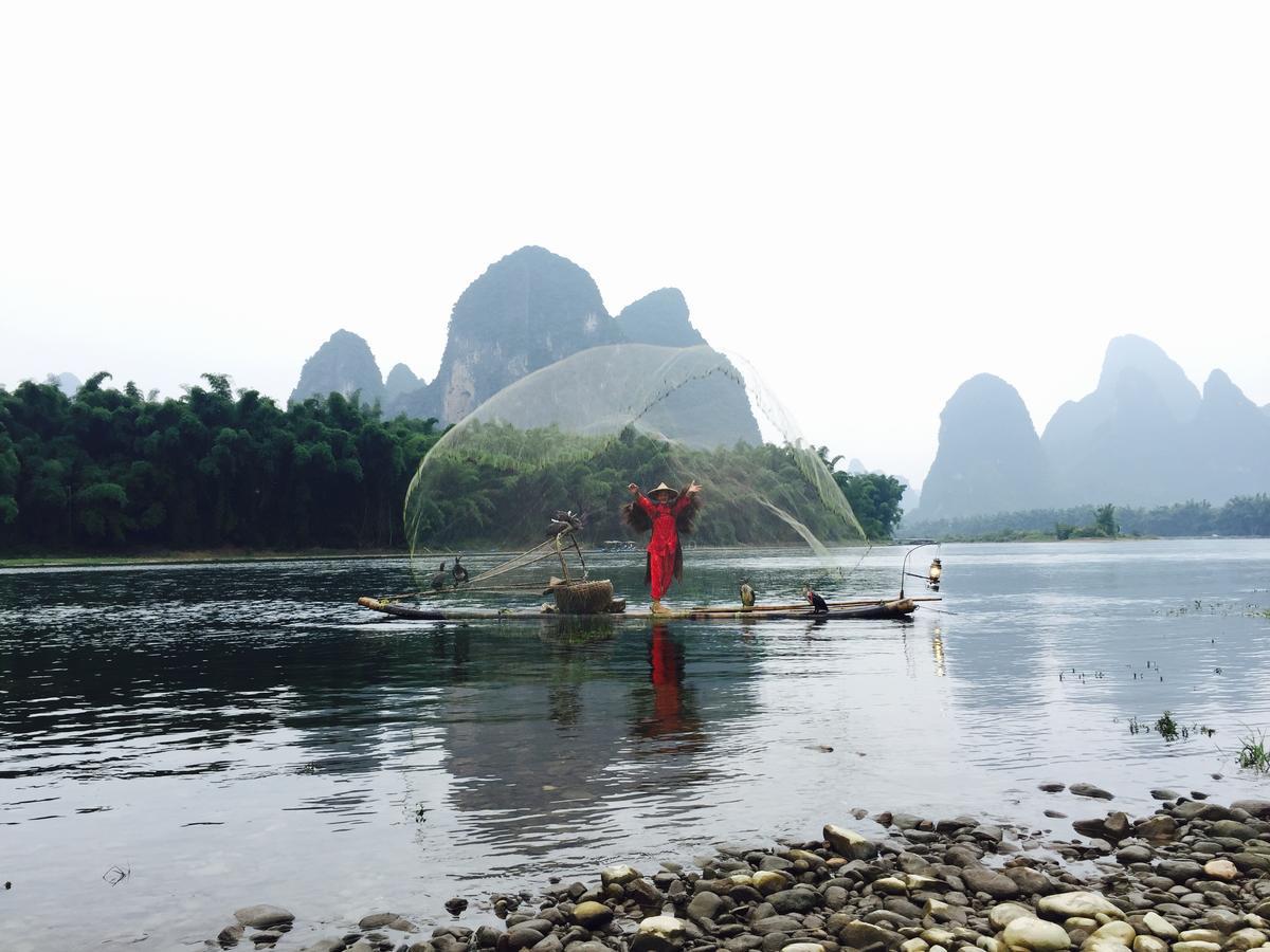 Yangshuo Leisure Tea Lodge Exteriör bild