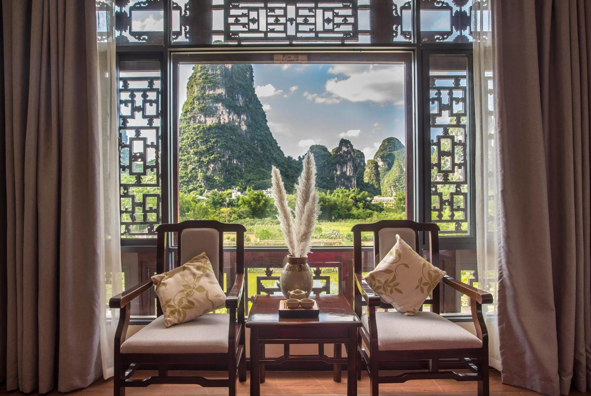 Yangshuo Leisure Tea Lodge Exteriör bild