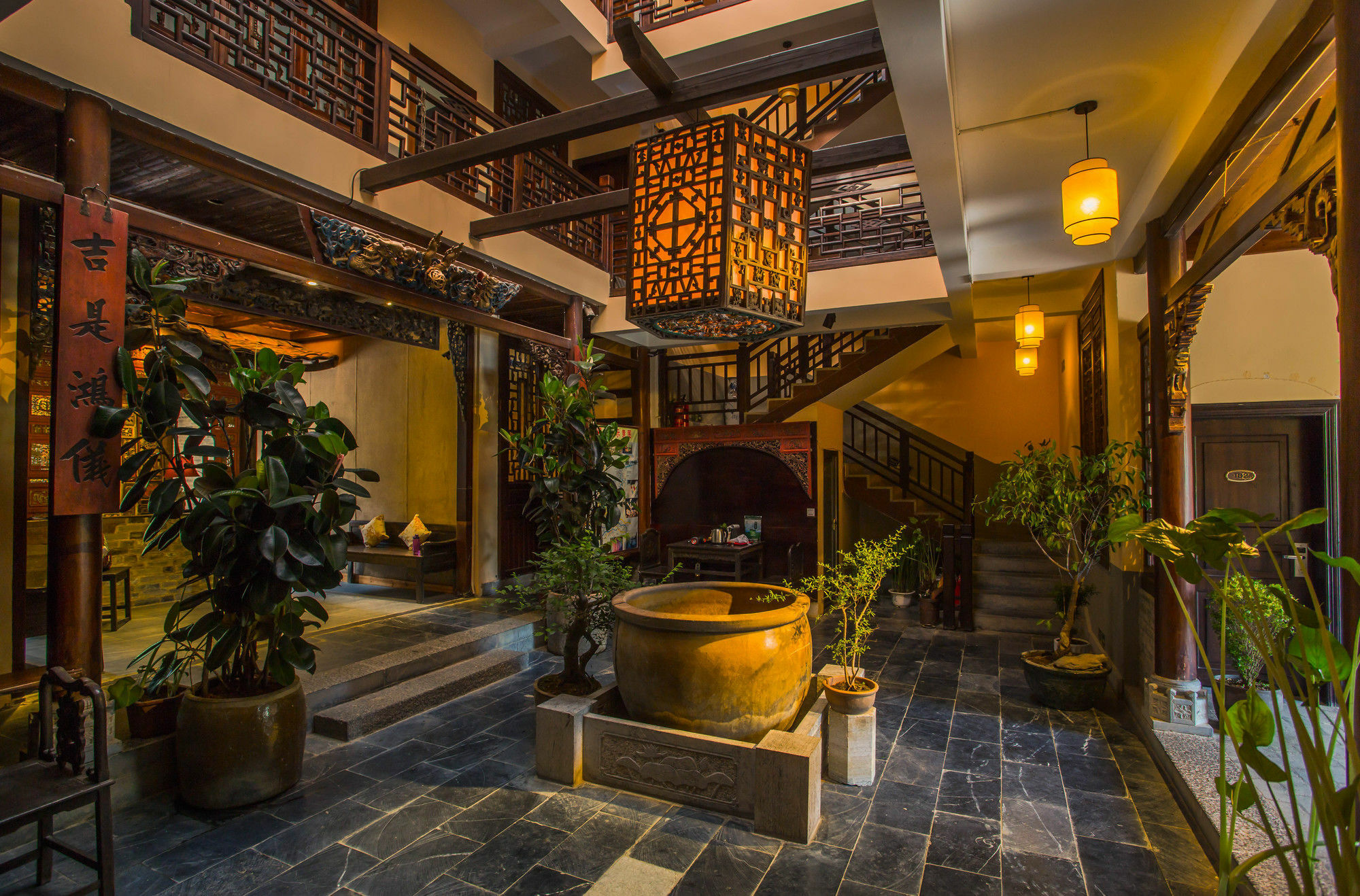 Yangshuo Leisure Tea Lodge Exteriör bild